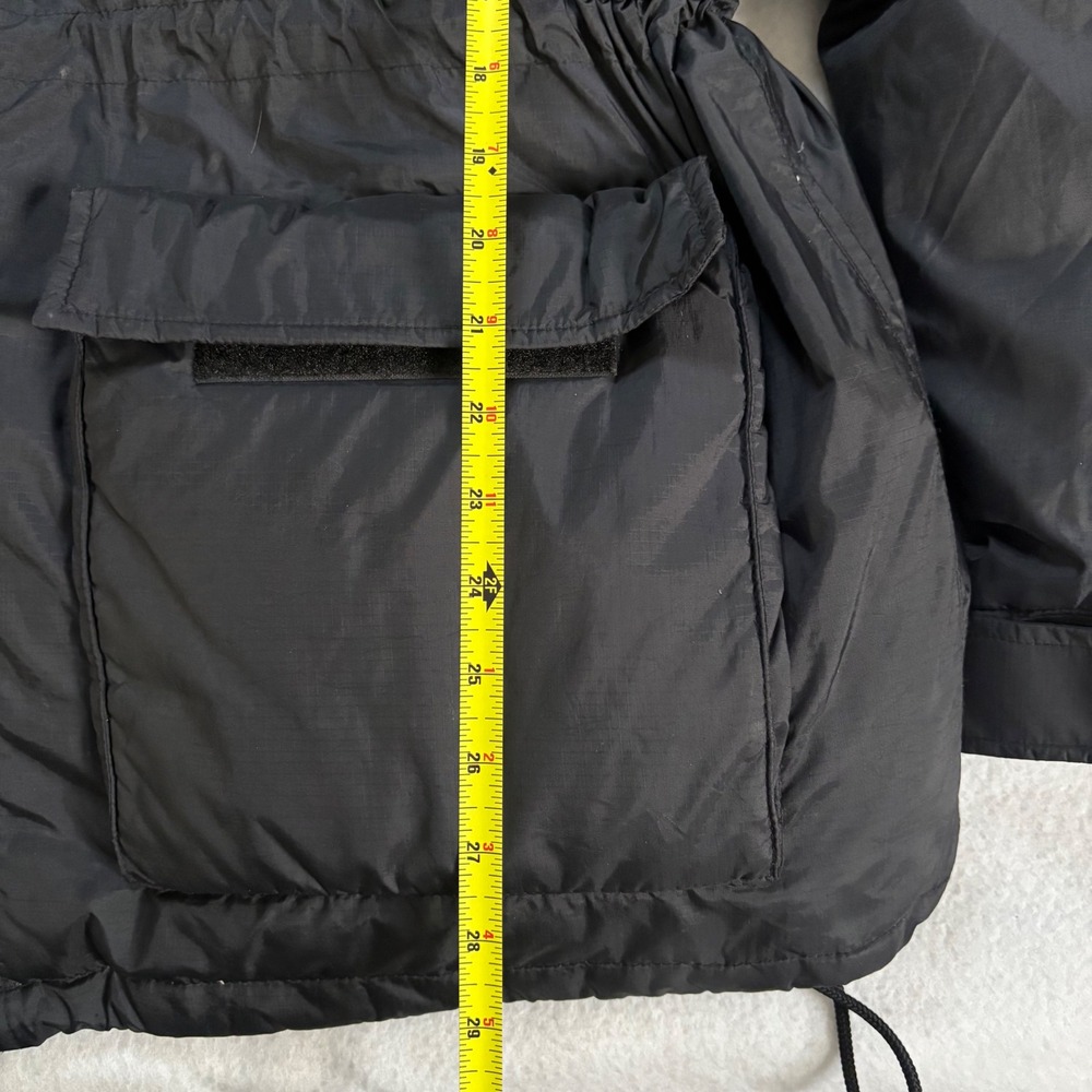 Polo Sport Ralph Lauren Mens XL Black Down Filled Ripstop Parka Faux Fur Hood - Picture 9 of 10